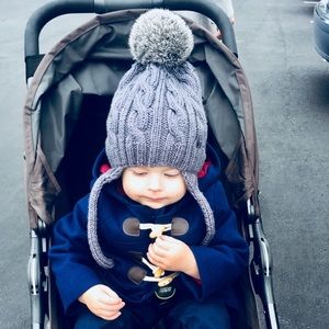 🎊HP Kids Real Pom Pom  Hat (unisex)Handmade.